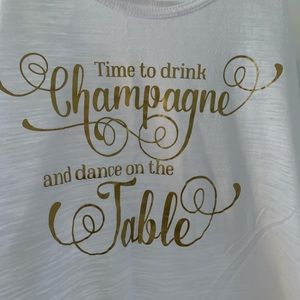 White racer back tank